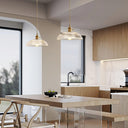 Ribbed Spiral Pendant Light - LUUGAA