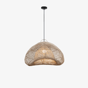 Shadow Halo Rattan Woven Pendant Light - LUUGAA