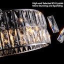 Silver Radiance Drum Chandelier - LUUGAA