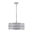Silver Radiance Drum Chandelier - LUUGAA