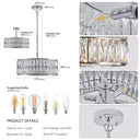 Silver Radiance Drum Chandelier - LUUGAA