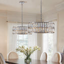 Silver Radiance Drum Chandelier - LUUGAA