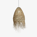 Straw Hat Rattan Woven Pendant Light - LUUGAA
