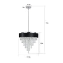 Unique Tiered Crystal Chandelier - LUUGAA