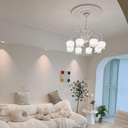 White Lily of the Valley Chandelier - LUUGAA