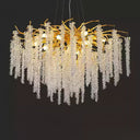 Wisteria Flower Crystal Chandelier - LUUGAA