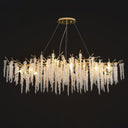 Wisteria Flower Crystal Chandelier - LUUGAA