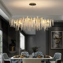 Wisteria Flower Crystal Chandelier - LUUGAA