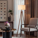 Wooden floor lamp - LUUGAA