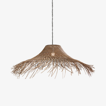 Shadow Blessing Rattan Woven Pendant Light