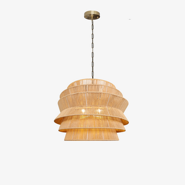 Manzhu Shahua Rattan Woven Pendant Light