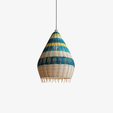 Lsle Man Charm Rattan Woven Pendant Light