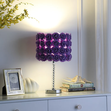 Amara Lavender Rose Table Lamp