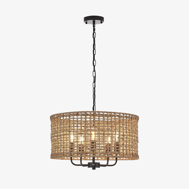 Phantoms Rattan Woven Pendant Light