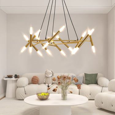 Lucian Gold Branch Chandelier