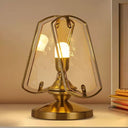 Vintage Glass Table Lamp - Classic & Unique Design LB-FD-TD-MT2014 $89.00 Discover a vintage glass table lamp with old-world charm. This unique and modern table lamp features a sturdy iron body, easy button switch, and cozy LED lighting.