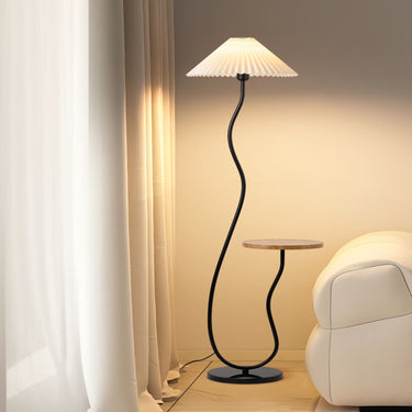 Elegant Pleated Floor Lamp - 154cm, Tri-Color Dimmable LED LB-FD-LD-9071 $239.00 Enhance any space with our 154cm Pleated Floor Lamp, perfect for living rooms, salons, and more. Features tri-color dimmable 12W LED light.