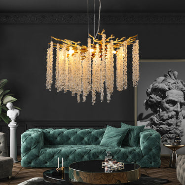 Crystal Raindrop Chandelier