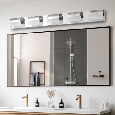 LuxeGlow Chrome Vanity Light