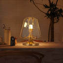 Vintage Glass Table Lamp - Classic & Unique Design LB-FD-TD-MT2014 $89.00 Discover a vintage glass table lamp with old-world charm. This unique and modern table lamp features a sturdy iron body, easy button switch, and cozy LED lighting.