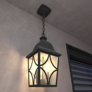 Black Elegance Outdoor Pendant Light