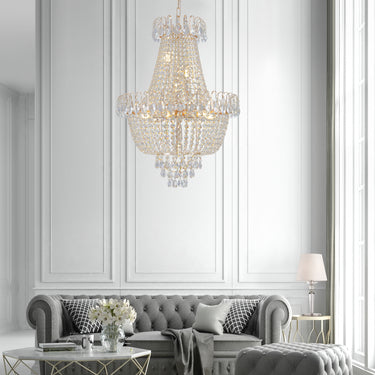 Modern Light Luxury Golden Crystal Chandelier B