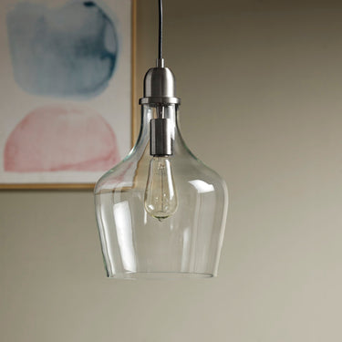 Auburn Bell Glass Pendant Light B