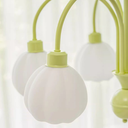 Modern Cream Pumpkin Chandelier - Cute & Eco-Friendly LB-QL-DD-7255 $329.00 Discover our modern Cream Pumpkin Chandelier with durable iron body, eco-friendly glass shade, and convenient button switch. Cute, stylish, and perfect for your home!