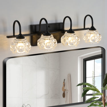 CrystalGlow Retro Vanity Light