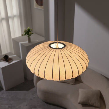 Unique Medieval Modern UFO Pendant Light LB-QY-DD-1111 $69.00 Discover the unique charm of our Medieval Modern UFO Pendant Light. Made from durable silk-like material, it adds simple elegance and artistic charm to your home.