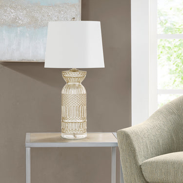 Luxuria Textured Glass Table Lamp