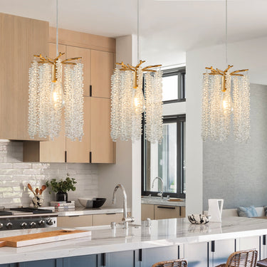 Elena Crystal Pendant Light