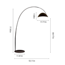 Elegant Arc Floor Lamp - Post-Modern Design LB-FD-LD-8022 $299.00 Discover the elegant arc floor lamp. Crafted from durable iron, it features a post-modern design and remote-controlled switch, ideal for contemporary decor.