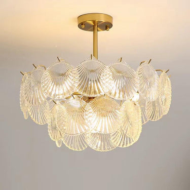 Icy Shell Chandelier