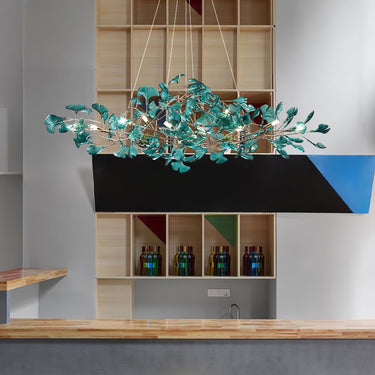 Acrylic Ginkgo Leaf Chandelier - LUUGAA