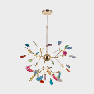 Agate Slices Chandelier - LUUGAA