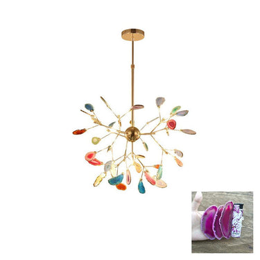 Agate Slices Chandelier - LUUGAA