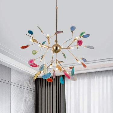 Agate Slices Chandelier - LUUGAA