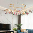 Agate Slices Chandelier - LUUGAA