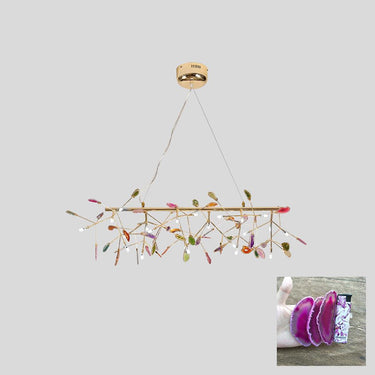 Agate Slices Chandelier - LUUGAA