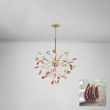 Agate Slices Chandelier - LUUGAA