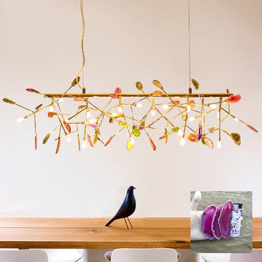 Agate Slices Chandelier - LUUGAA