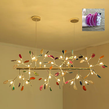Agate Slices Chandelier - LUUGAA