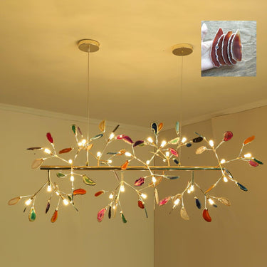 Agate Slices Chandelier - LUUGAA