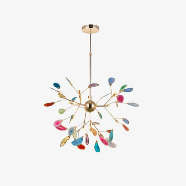 Agate Slices Chandelier - LUUGAA