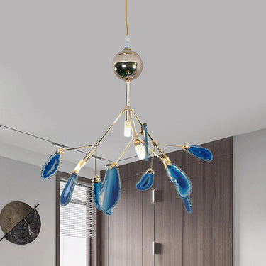 Agate Slices Chandelier - LUUGAA