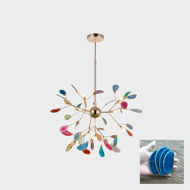 Agate Slices Chandelier - LUUGAA