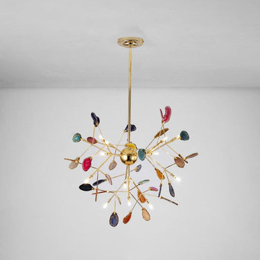 Agate Slices Chandelier - LUUGAA