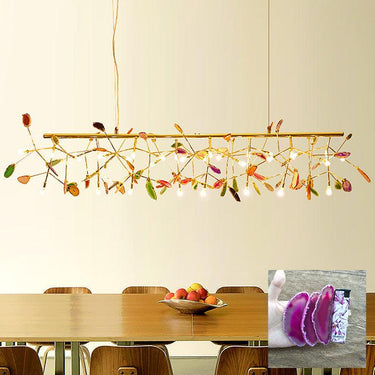 Agate Slices Chandelier - LUUGAA