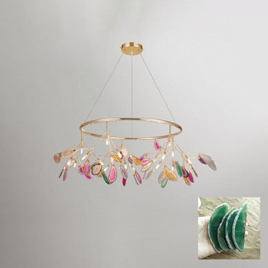 Agate Slices Chandelier - LUUGAA